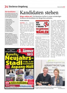 Die Bürgermeisterkandidaten der U.B.L