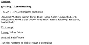 Kernteamsitzung
